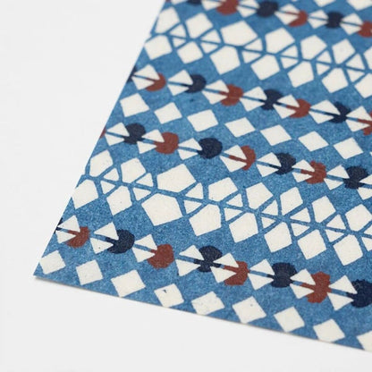Papel Awagami Katazome Japan Blues 30X47cm com 30 Folhas