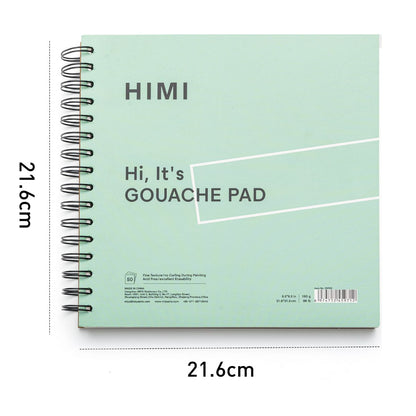 Bloco de Papel Para Guache Himi 160g/m² 21,6x21,6cm 50 Folhas