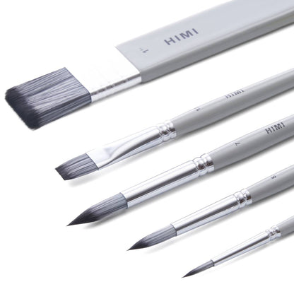Kit De Pincéis Himi Para Guache 5 Unidades