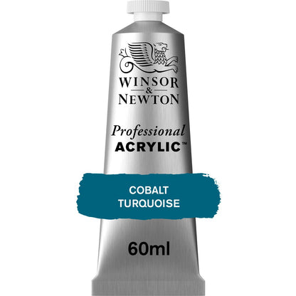 Tinta Acrílica Professional Winsor & Newton 60ml S5 190 Cobalt Turquoise