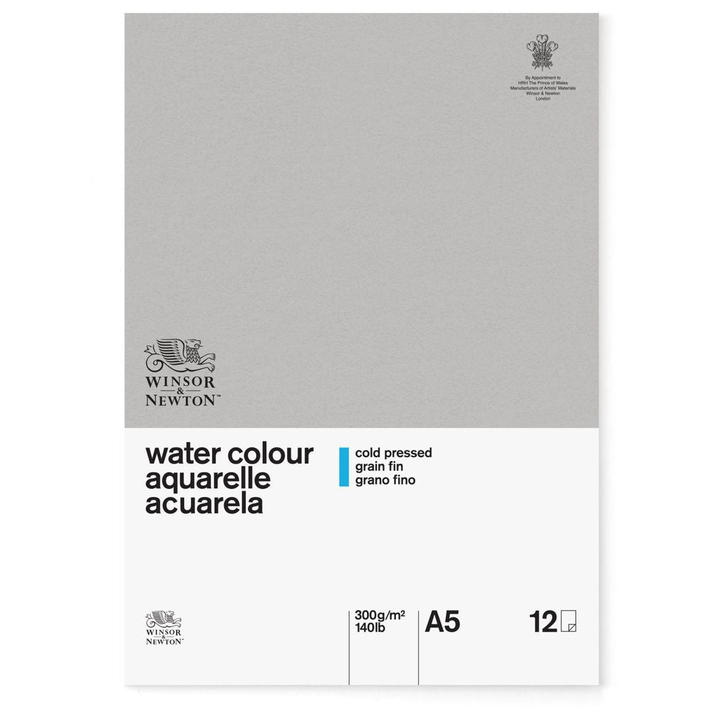 Bloco de Papel Para Aquarela Winsor & Newton 300g A5