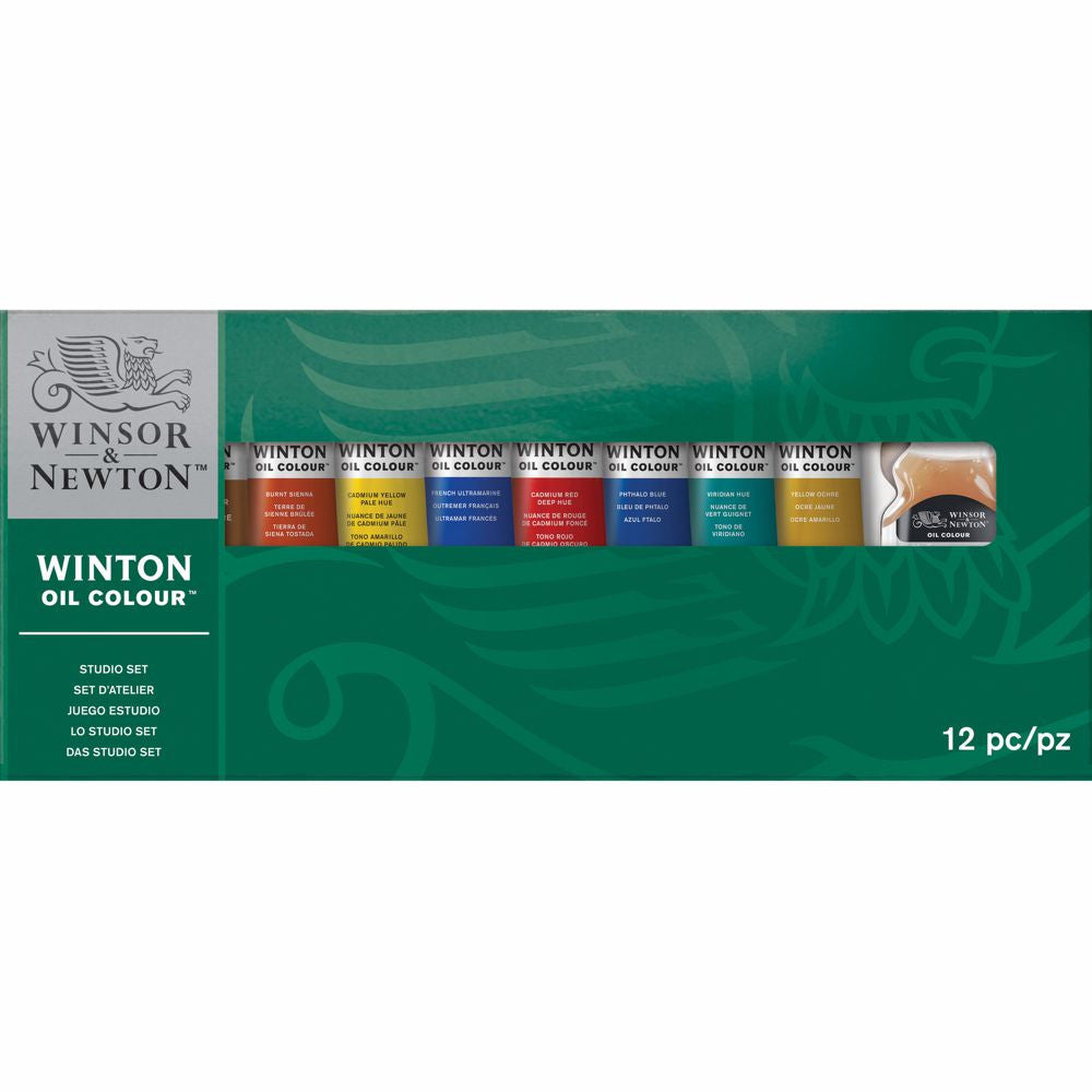 Estojo Tinta Óleo Winton Winsor & Newton 12 Peças