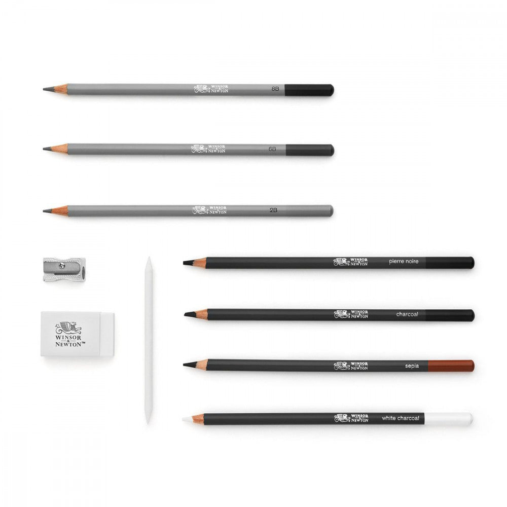 Estojo Sketching Winsor & Newton Com 10 Peças