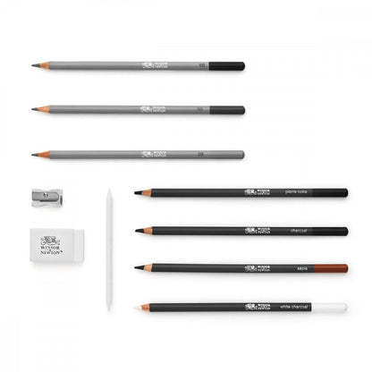 Estojo Sketching Winsor & Newton Com 10 Peças