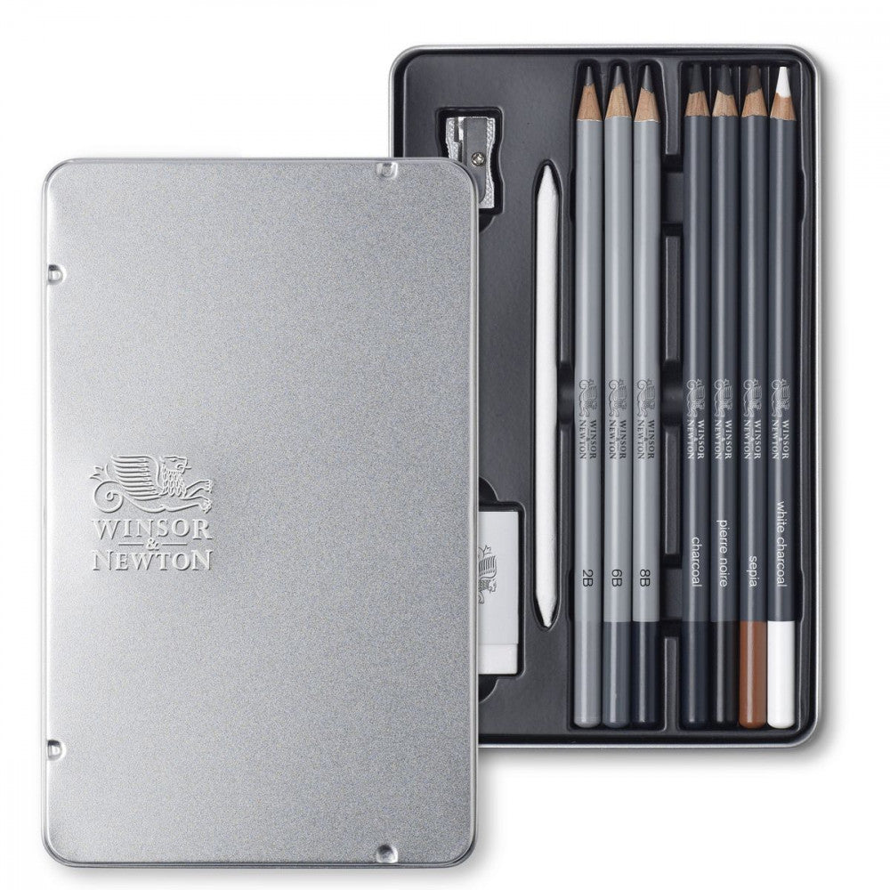 Estojo Sketching Winsor & Newton Com 10 Peças