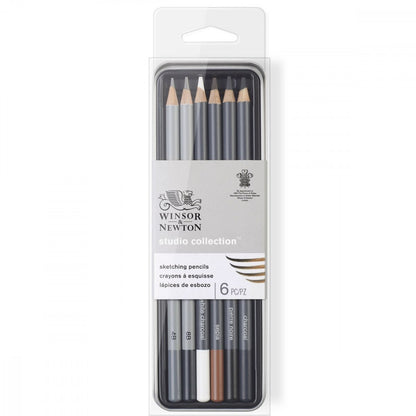 Estojo Sketching Winsor & Newton Com 6 Peças