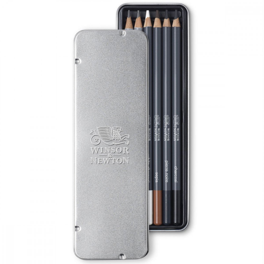 Estojo Sketching Winsor & Newton Com 6 Peças