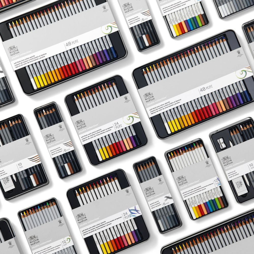 Lápis de Cor Winsor & Newton Studio Collection 12 Cores