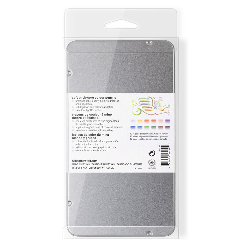 Lápis de Cor Winsor & Newton Studio Collection 12 Cores