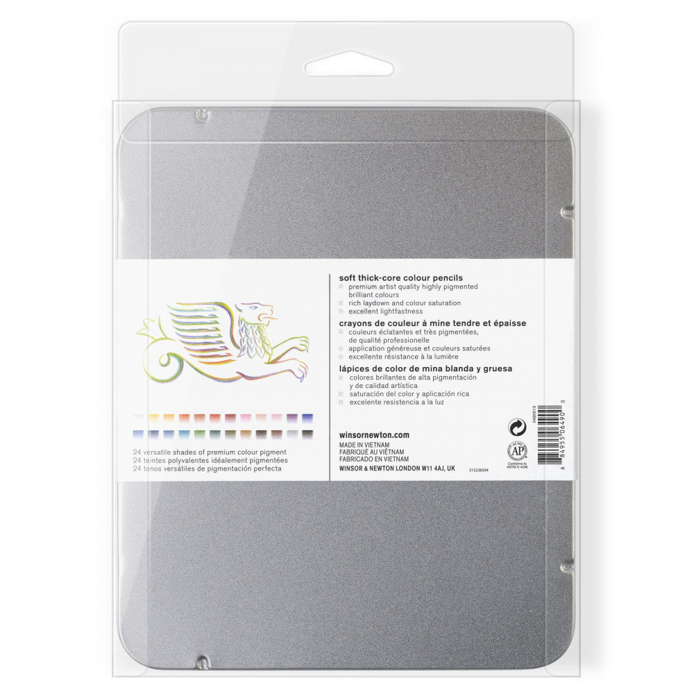 Lápis de Cor Winsor & Newton Studio Collection 24 Cores