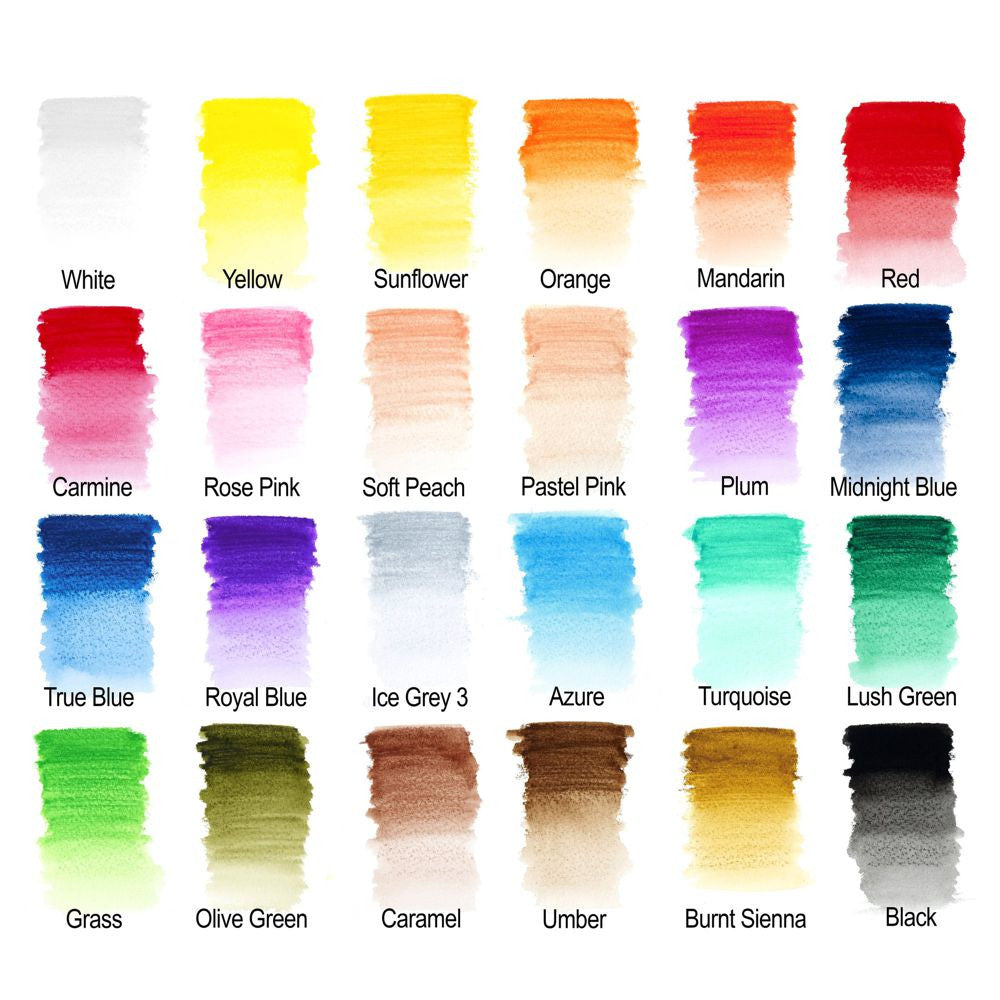 Lápis Aquarelável Winsor & Newton Studio Collection 24 Cores