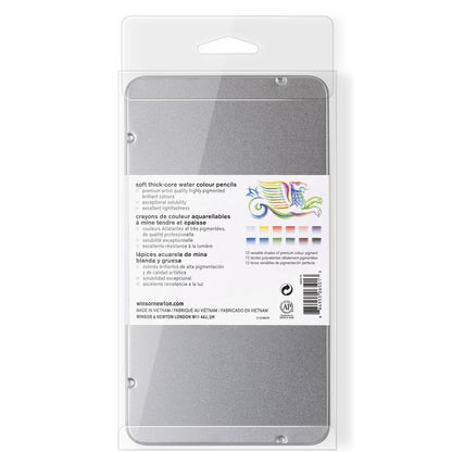 Lápis Aquarelável Winsor & Newton Studio Collection 12 Cores
