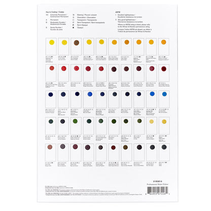 Cartela de Cores Aquarela Winsor & Newton Profissional 