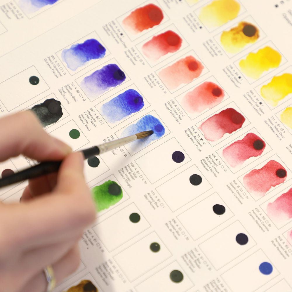 Cartela de Cores Aquarela Winsor & Newton Profissional 