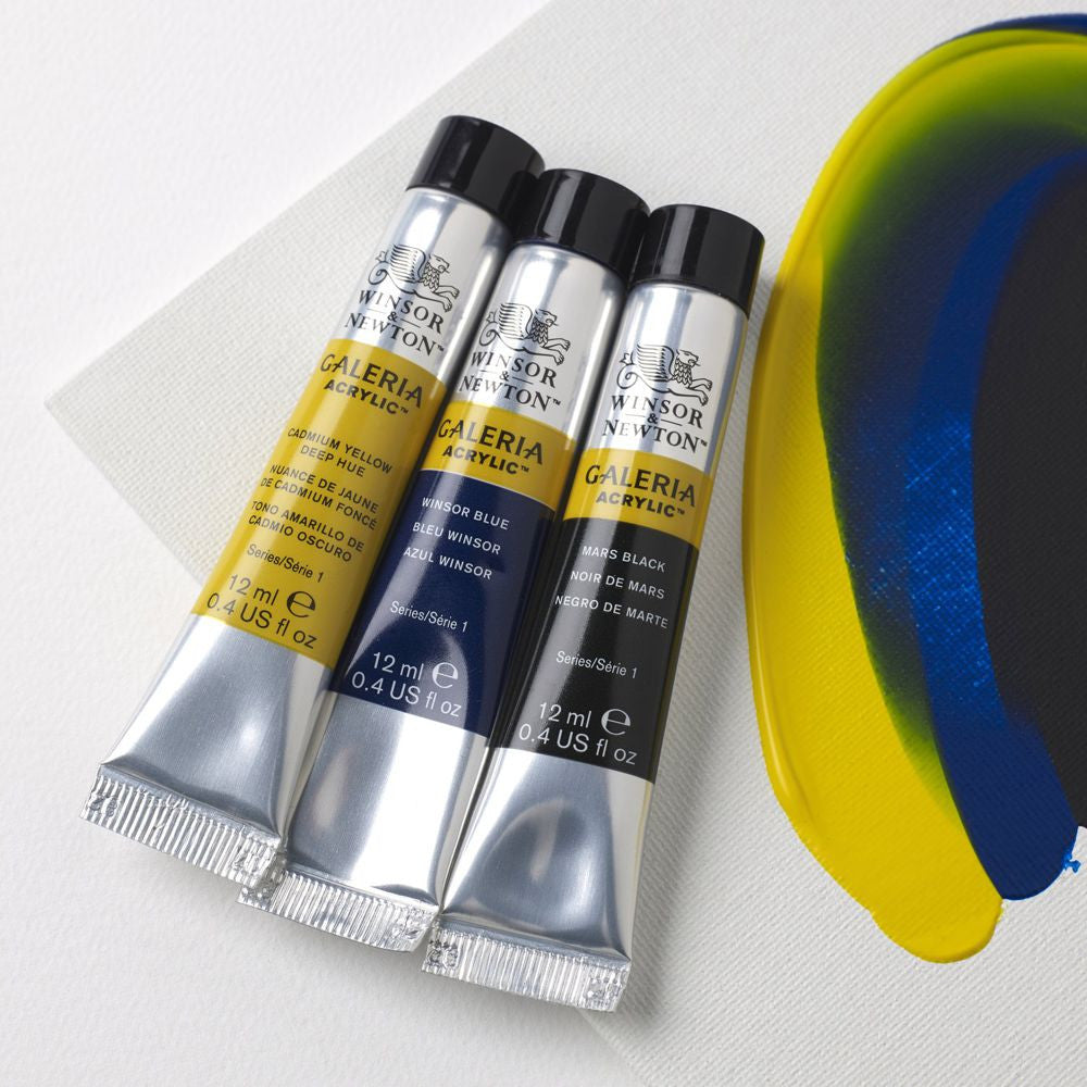 Estojo Tinta Acrílica Galeria Winsor & Newton 12ml 20 Cores