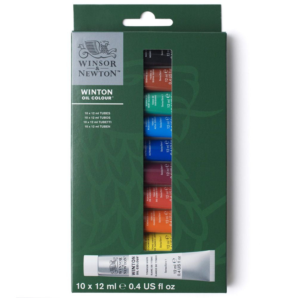 Estojo Tinta Óleo Winton 12ml 10 Tubos