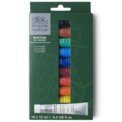 Estojo Tinta Óleo Winton 12ml 10 Tubos