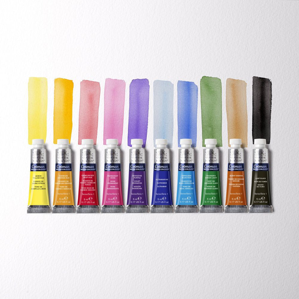 Tinta Aquarela Winsor & Newton Cotman 10 Cores