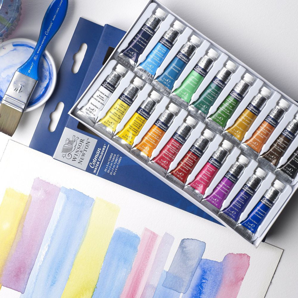 Tinta Aquarela Winsor & Newton Cotman 20 Cores
