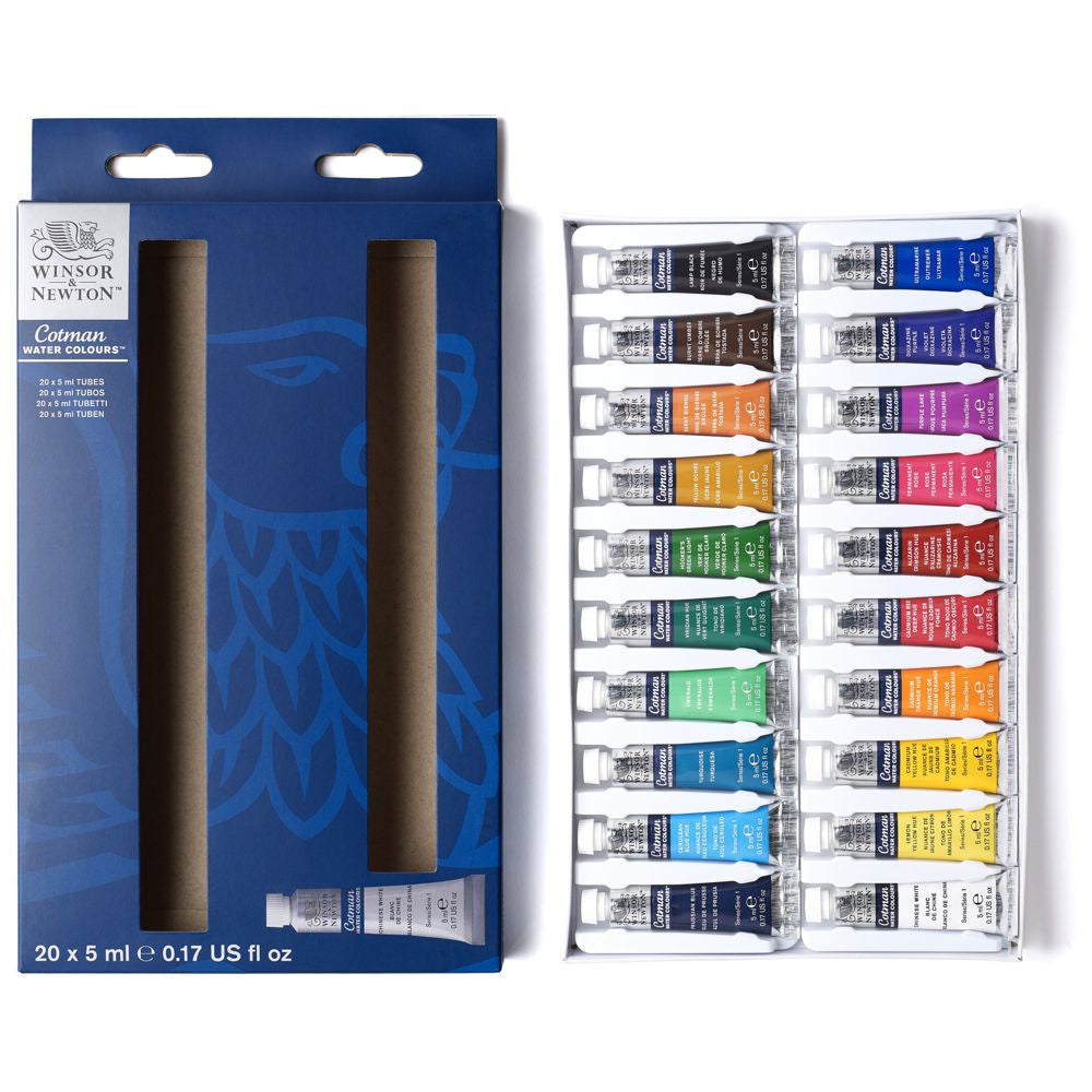 Tinta Aquarela Winsor & Newton Cotman 20 Cores