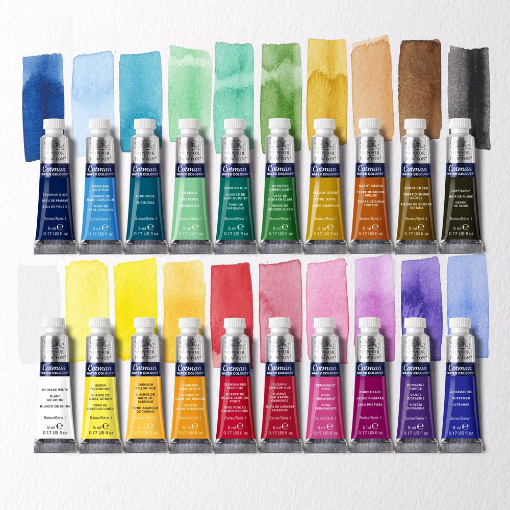 Tinta Aquarela Winsor & Newton Cotman 20 Cores