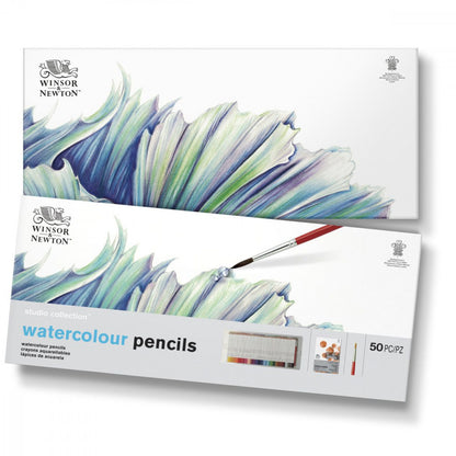 Estojo Lápis Aquarela Studio Collection Winsor & Newton 50 Peças