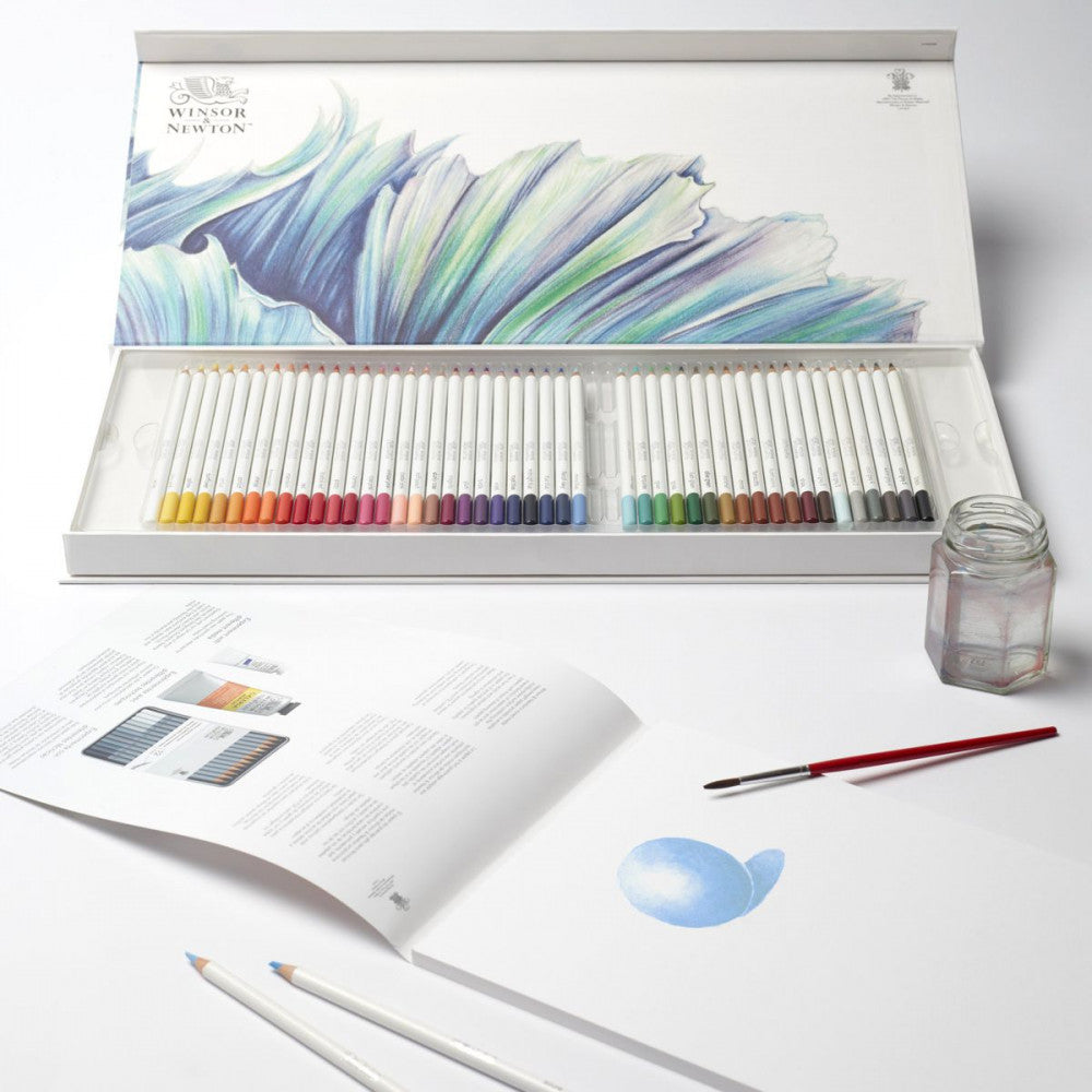 Estojo Lápis Aquarela Studio Collection Winsor & Newton 50 Peças