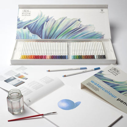 Estojo Lápis Aquarela Studio Collection Winsor & Newton 50 Peças