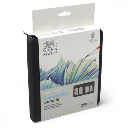 Estojo Lápis Aquarela Studio Collection Winsor & Newton 26 Peças
