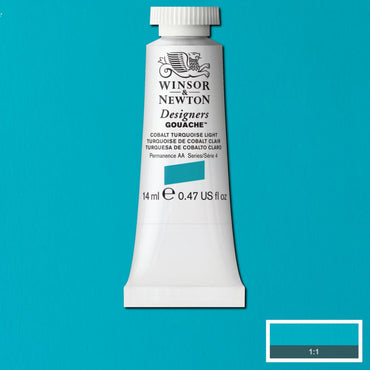 Tinta Guache Winsor & Newton Designers 14ml S4 191 Cobalt Turquoise Light