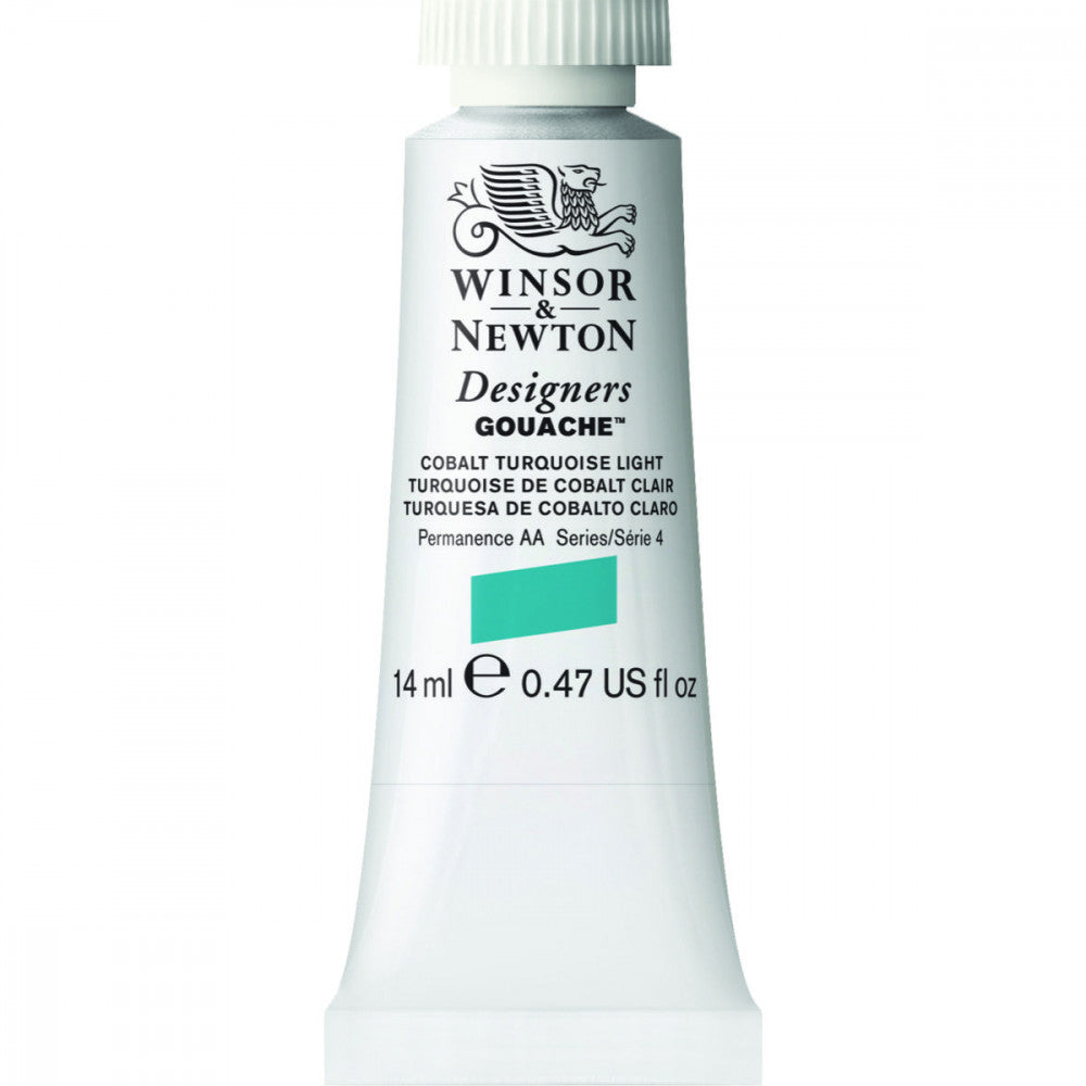 Tinta Guache Winsor & Newton Designers 14ml S4 191 Cobalt Turquoise Light