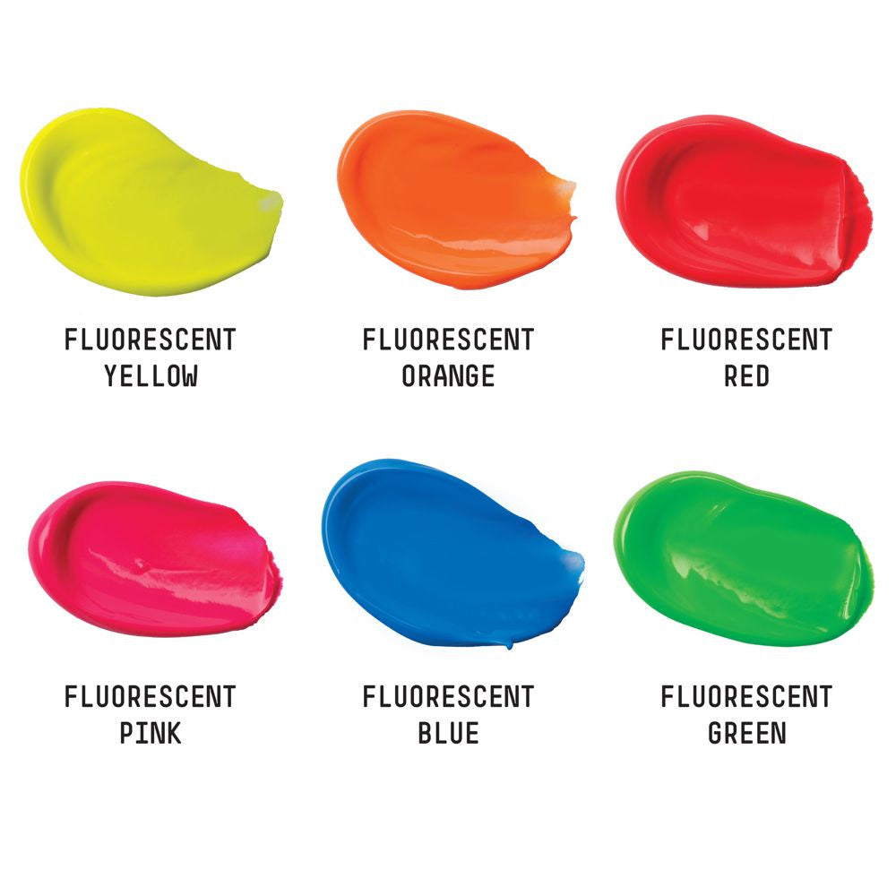 Tinta Acrílica Liquitex Basics 22ml 6 Cores Fluorescentes