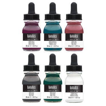 Tinta Acrílica Líquida Liquitex 30ml 06 Cores Muted Tons