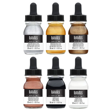 Tinta Acrílica Líquida Liquitex 30ml 06 Cores Metálicas