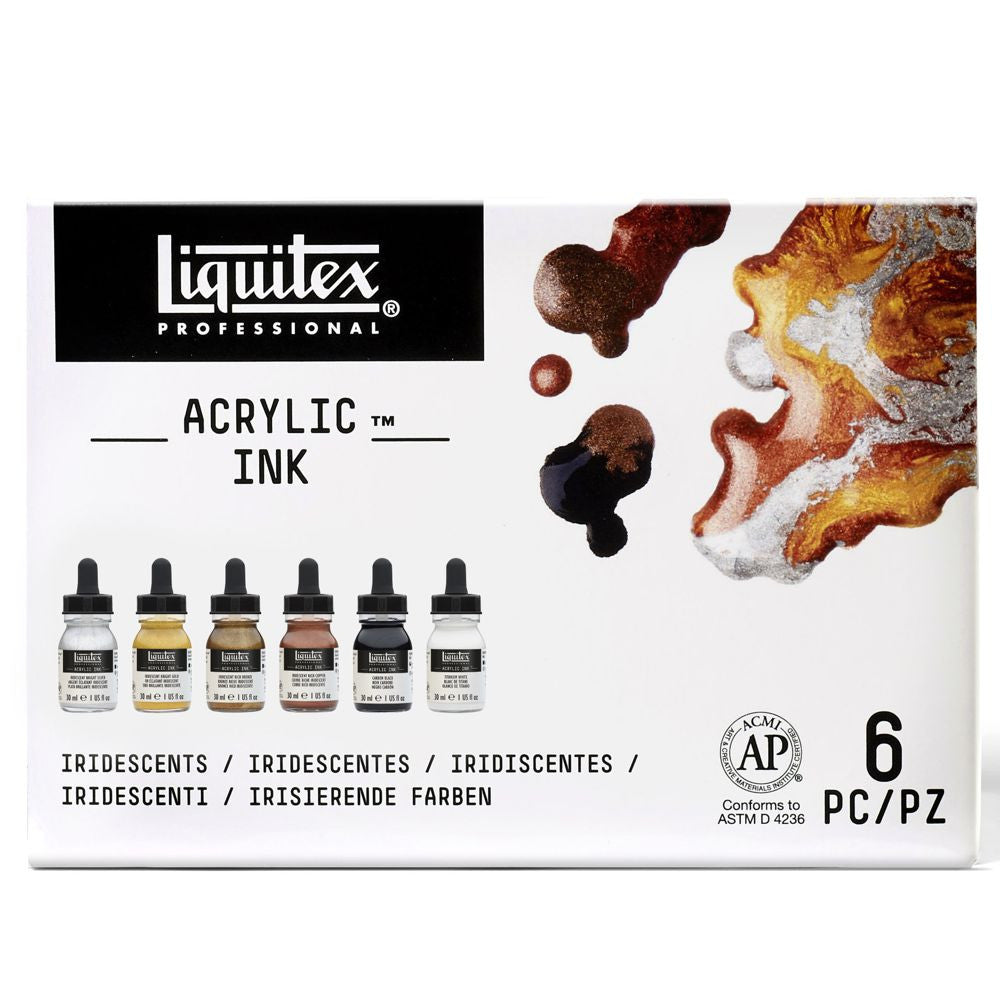 Tinta Acrílica Líquida Liquitex 30ml 06 Cores Metálicas