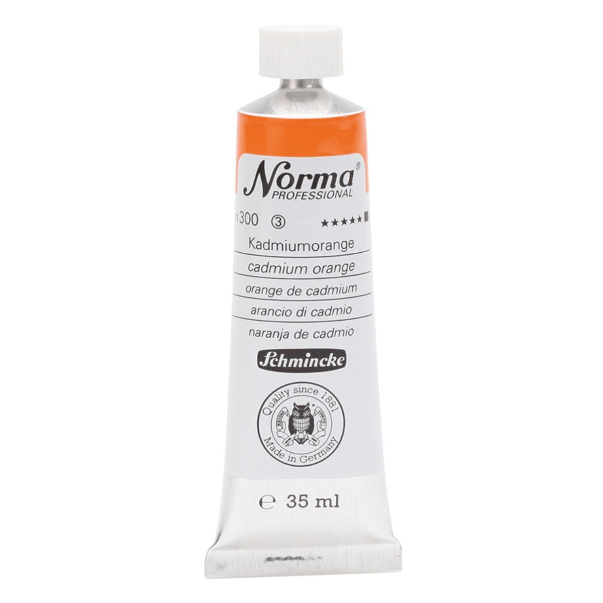 Tinta Óleo Schmincke Norma 35ml S3 300 Cadmium Orange