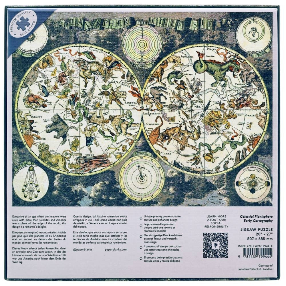 Quebra-Cabeça Paperblanks 1000 Peças Celestial Planisphere