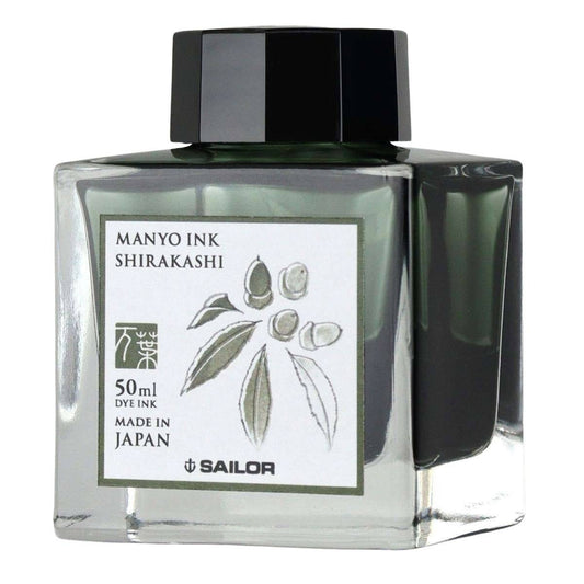 Tinta Para Caneta Tinteiro Sailor Manyo 50ml Shirakashi