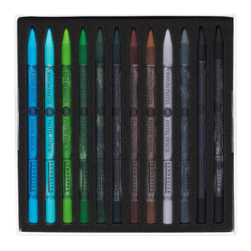 Lápis Pastel Crayon Sennelier 24 Cores