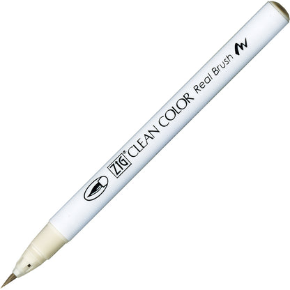 Caneta Pincel Kuretake Zig Clean Color Real Brush Warm Gray 1 900