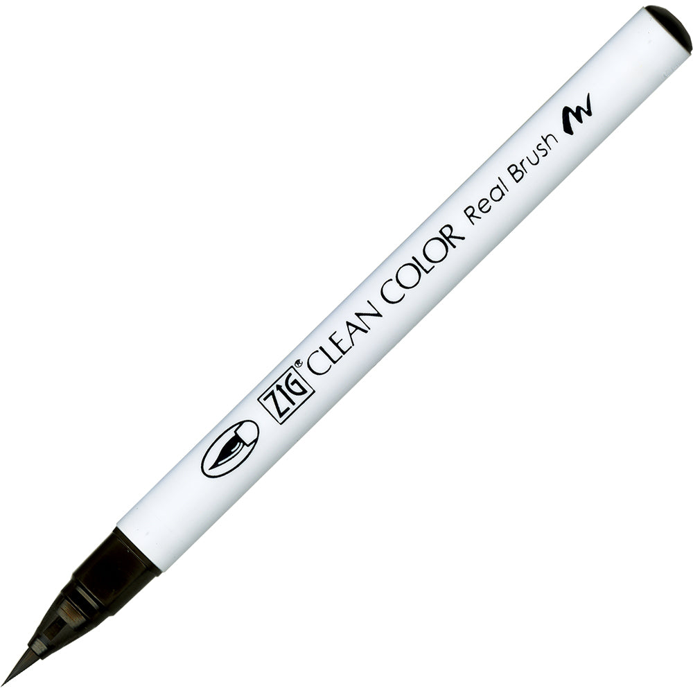 Caneta Pincel Kuretake Zig Clean Color Real Brush Natural Gray 902
