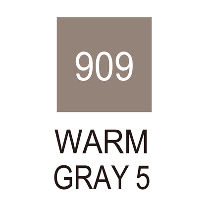 Caneta Pincel Kuretake Zig Clean Color Real Brush Warm Gray 5 909