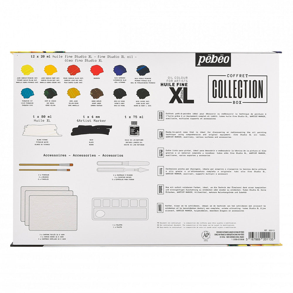 Estojo Tinta Óleo Pebeo Collection Box