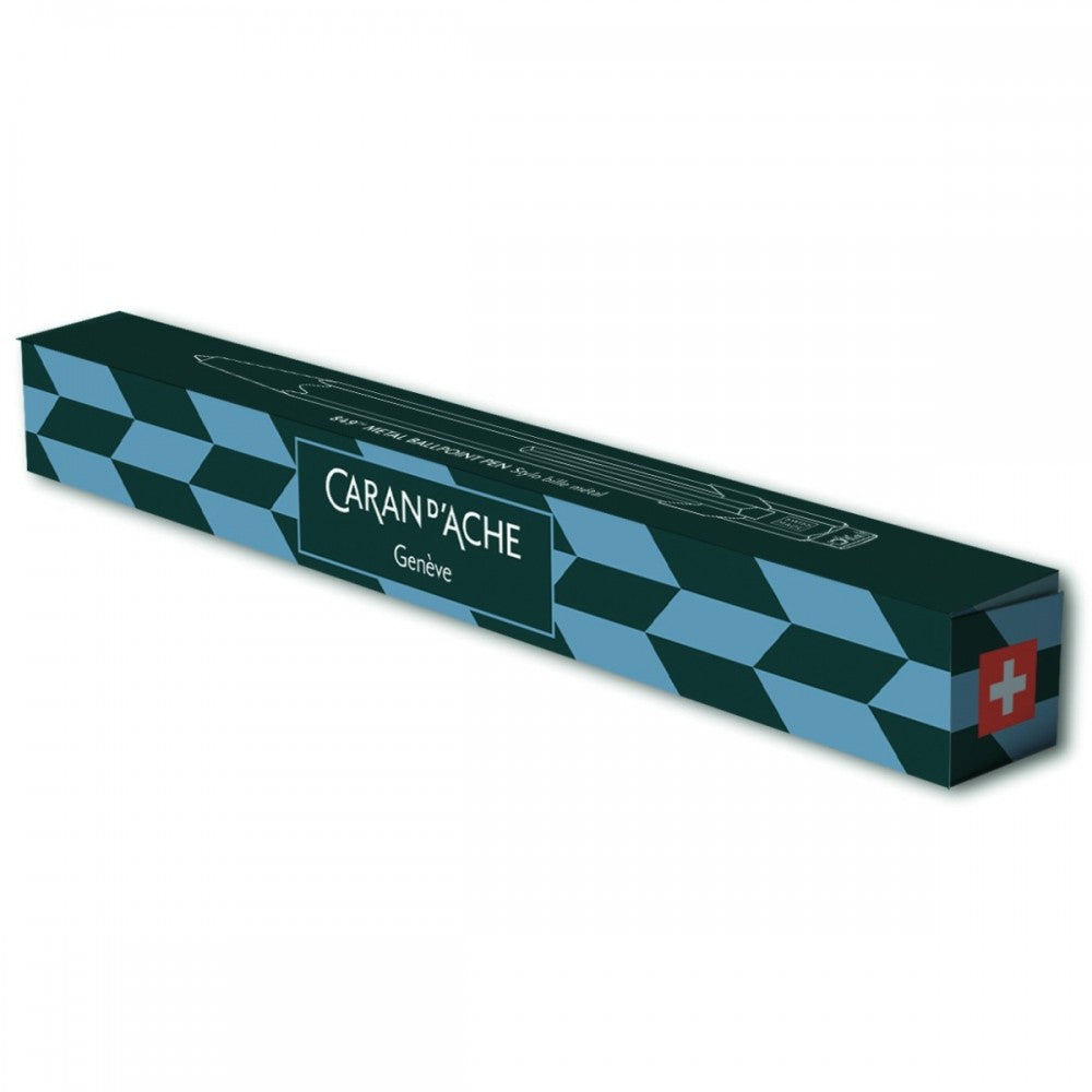 Caneta Esferográfica Caran d'Ache 849 Mosaic Spruce Green