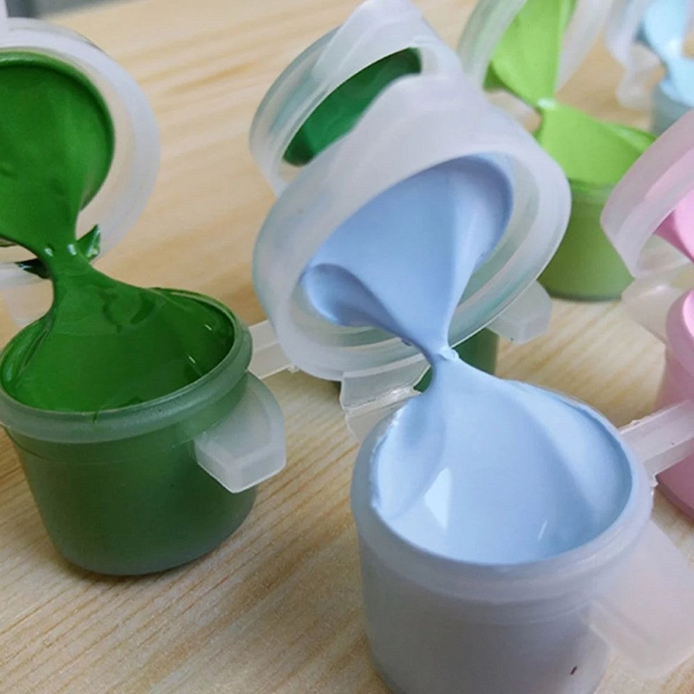 Conjunto Pintura Numerada Arte Terapia 40X50cm Venice