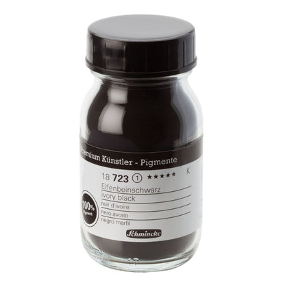 Pigmento em Pó Schmincke 100ml S1 723 Ivory Black