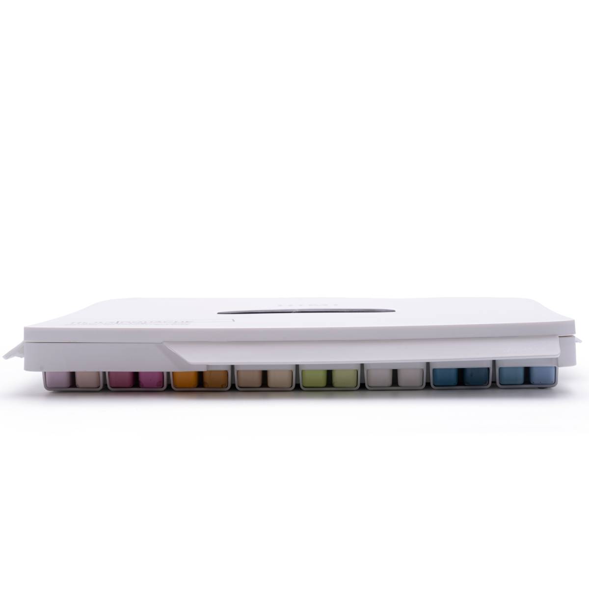 Estojo Branco C/ Tinta Guache Profissional Himi 112 Cores