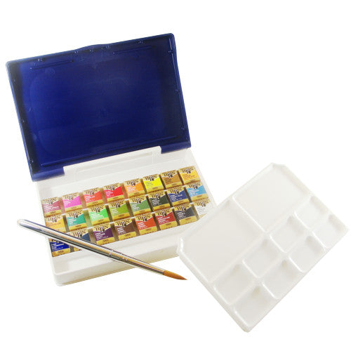Aquarela Holbein em Pastilha 24 Cores