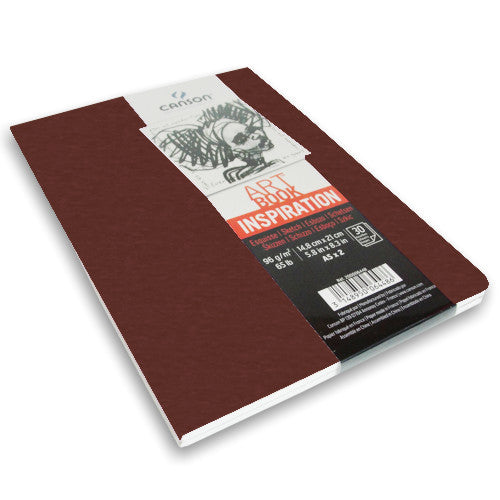Caderno Para Sketch ART BOOK Inspiration Canson A5x2 Terracota