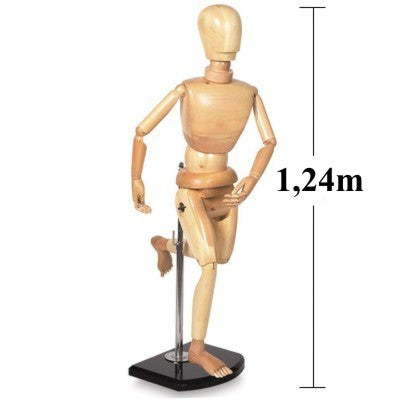 Manequim Articulado Tamanho Natural 1,24m Infantil Menino